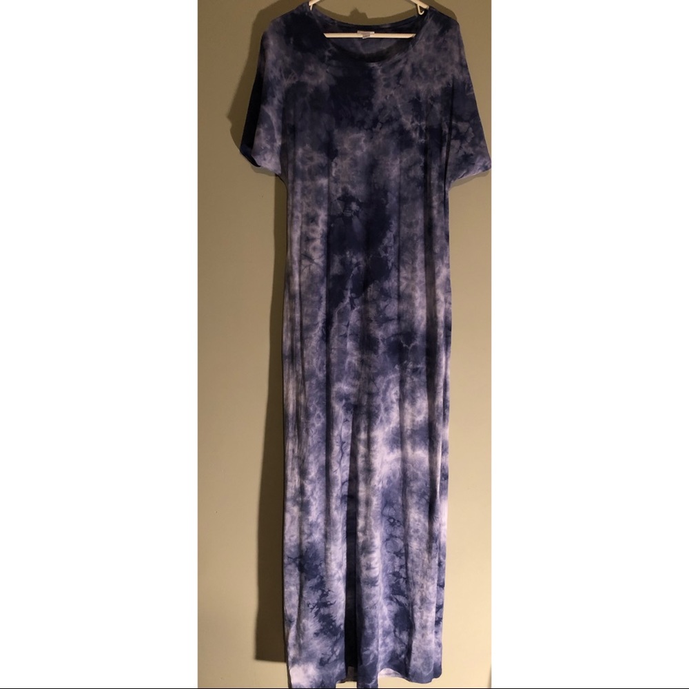 Lularoe Maria Dress Tie Dye